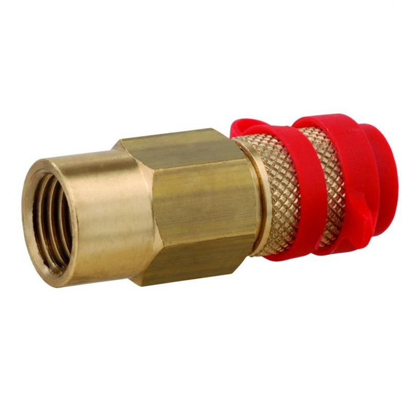 Gas quick coupling fitting M14x1.5mm for 6532