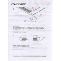 CAPOT AVANT 700 MM LIPPERT COULISSANT MARCHE 10856