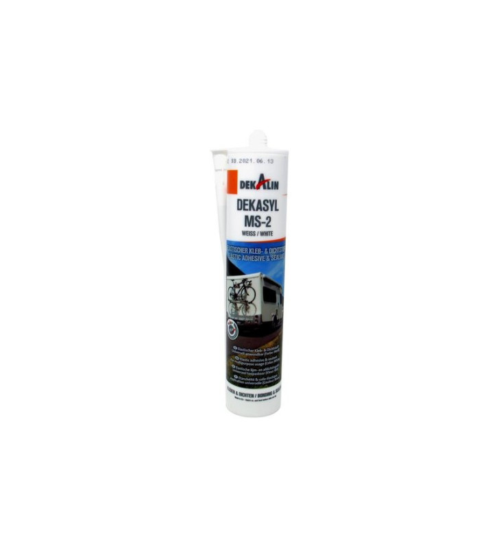 DEKASEAL MS-2 JOINT ADHÉSIF BLANC CARTOUCHE POLYMÈRE 290 ML