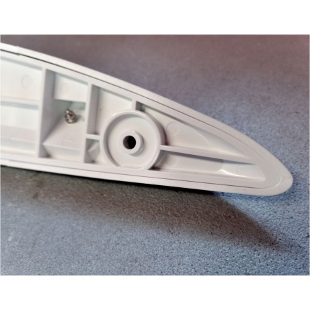 Ext. Lampe 8W LED AW8 4000K weißer Rahmen