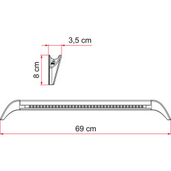 LED Awning Light Gutter FLAME - 98655-607