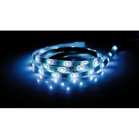 Bande led RGB avec télécommande 12/24V - 200 cm intérieur/extérieur