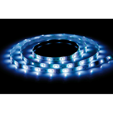 Striscia a Led strip RGB con telecomando 12/24V - 200 cm interno/esterno