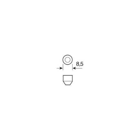 COPPIA LAMPADE LED SILURO 10x31 MM 3 6500K BIANCO 6500K