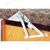 Kit 2 pcs. 3-position flap for benches