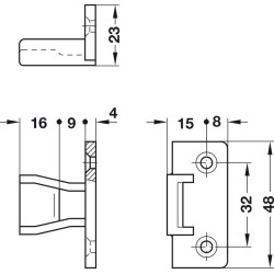 Keku panel fixer to insert