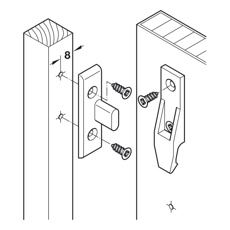 Keku interlocking panel holder
