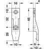 Soporte de panel de enclavamiento Keku