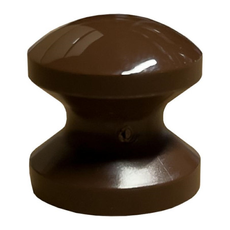 Mini bouton poussoir marron x verrou poussoir