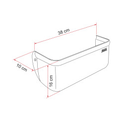 Poket XL gray FIAMMA storage box