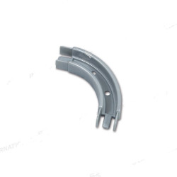 90 ° curved guide for mobile roller shutters