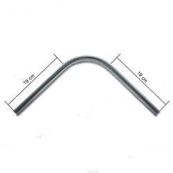 Curved upper guide for door KS R 90 mm