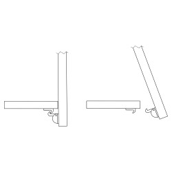 Tirador para mueble kit V510 cromo brillo