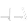 Tirador para mueble kit V510 cromo brillo