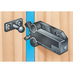 Chiusura push 57x40 per antine senza maniglia 2