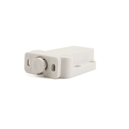 Push closure for doors without handle
