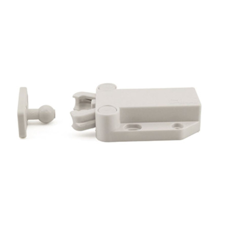 Push closure for doors without handle
