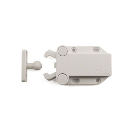 Push closure for doors without handle