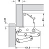 Scharnier für 90°-Drehkipptür