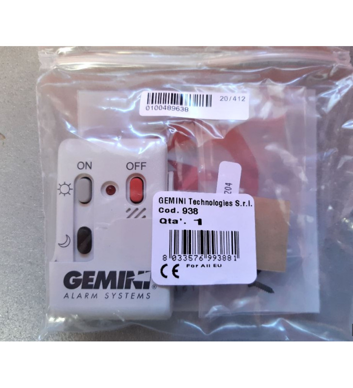 GEMINI 933 MH - Mando inalámbrico de alarma camper de pared MHK