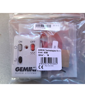 Wireless channel control alarm GEMINI 433 MH - MHK wall-mounted camper