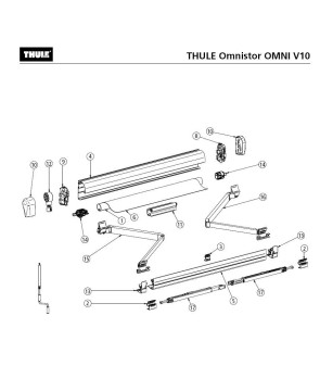 Derecha - Tapa delantera izquierda OMNI V10