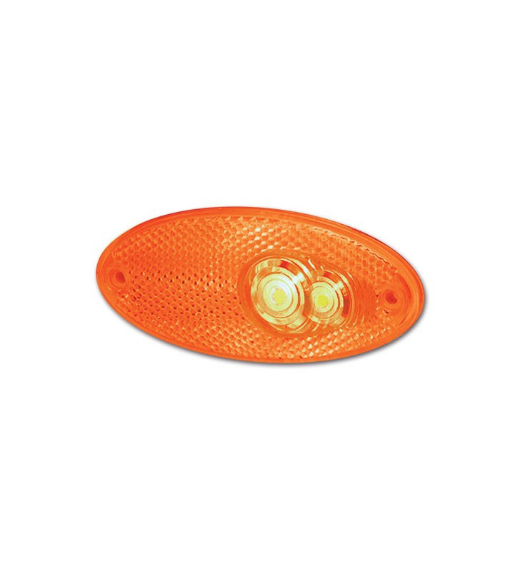 Oval clearance light lat. orange led