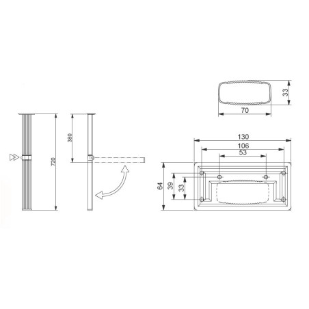 MAGNUM 1 - LIPPERT folding LEG H720