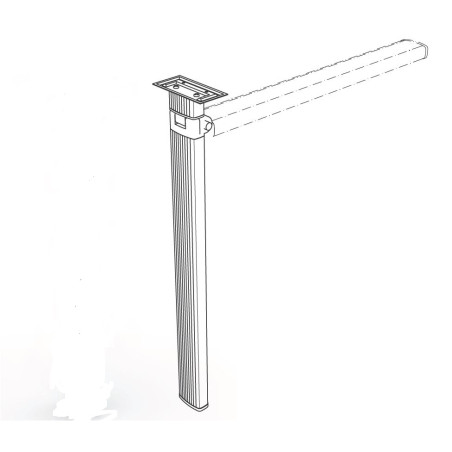 MAGNUM 2 - LIPPERT folding LEG H720