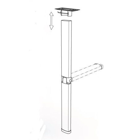 STAR 6 - LIPPERT STAR6 PIED repliable 60x32 mm H720