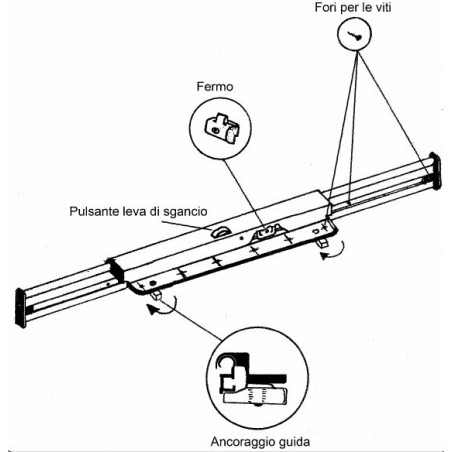 Tischläufer aus Aluminium mit Bettauflage