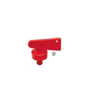 Integral watertight spare key for 100A battery switch