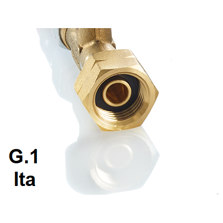 GOK 2025 - 2 piece kit - AP rubber hose 45 cm ITALY connection