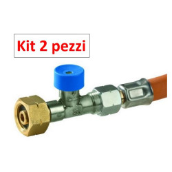 GOK 2024 - 2 piece kit - AP rubber hose 45 cm ITALY connection