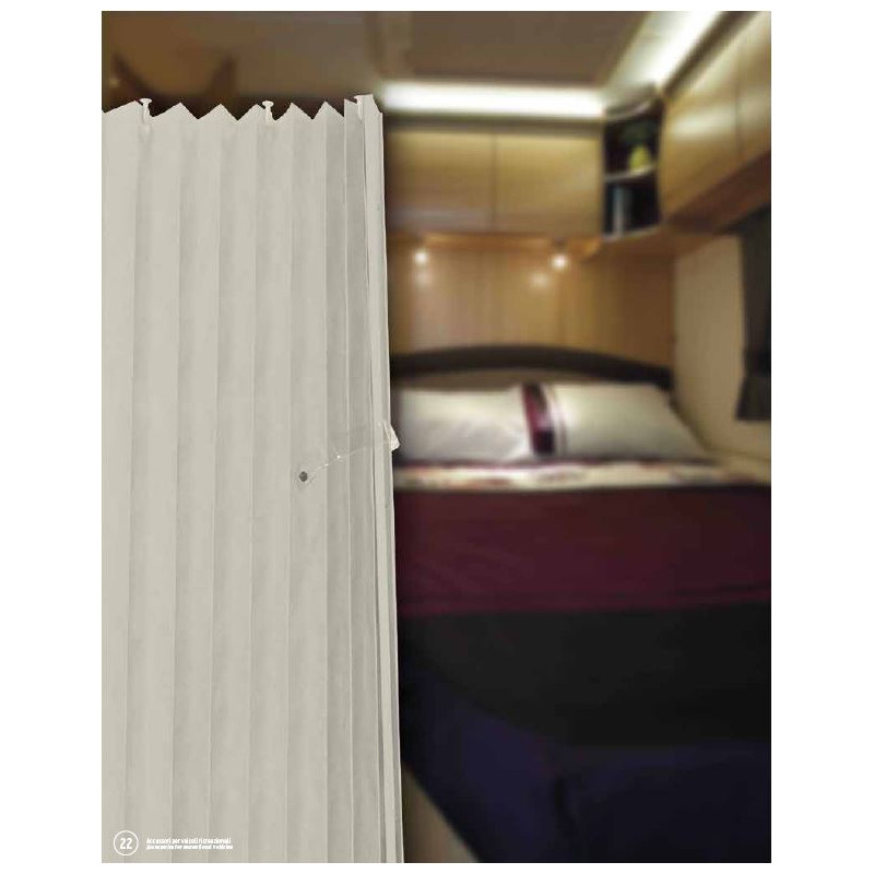 Separador de telas 1,9x1,2 m color crema