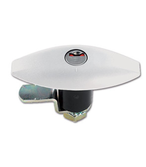 ZADI 1052 Serratura bianca Push portelloni 110x41 mm con chiavi
