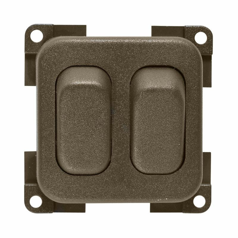 CBE DOUBLE SINGLE POLAR SWITCH MCD2N BROWN