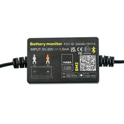 HABA - Monitor de batería Bluetooth BM2