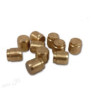 Brass cap Ø 10 for gas fittings and valves