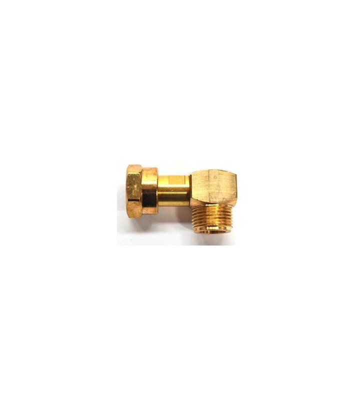 Raccord à 90 degrés pour régulateurs TRUMA et GOK EN12864/D - M20x1,5-F20x1,5