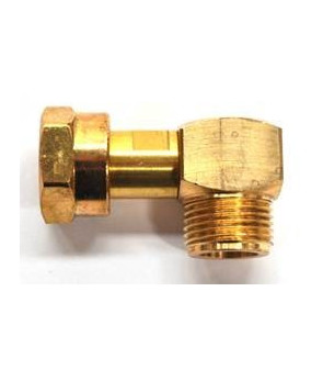 Raccord à 90 degrés pour régulateurs TRUMA et GOK EN12864/D - M20x1,5-F20x1,5