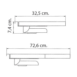 LCD ceiling pull-out door 12731 / 30A1 / 01/00