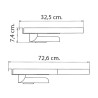 Porte coulissante plafond LCD 12731 / 30A1 / 01/00