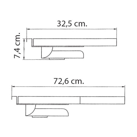 LIPPERT 12731 - Porta LCD ad estrazione da mobile