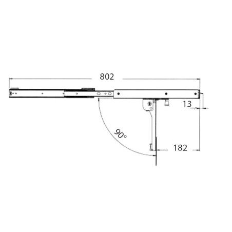 LIPPERT 12593 - Porta LCD a soffitto ad estrazione 128