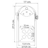 CEILING LCD SUPPORT WITH ROTATING BASE 12580