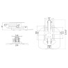 Extractable LCD support 12624