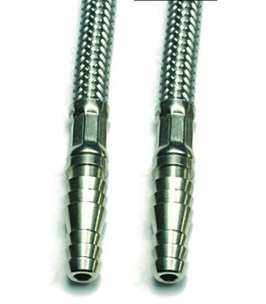 Pair of flex hoses PG 10/12 mm for taps