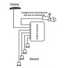 ALCAPOWER Kit 4 Radar sensori parcheggio cablato