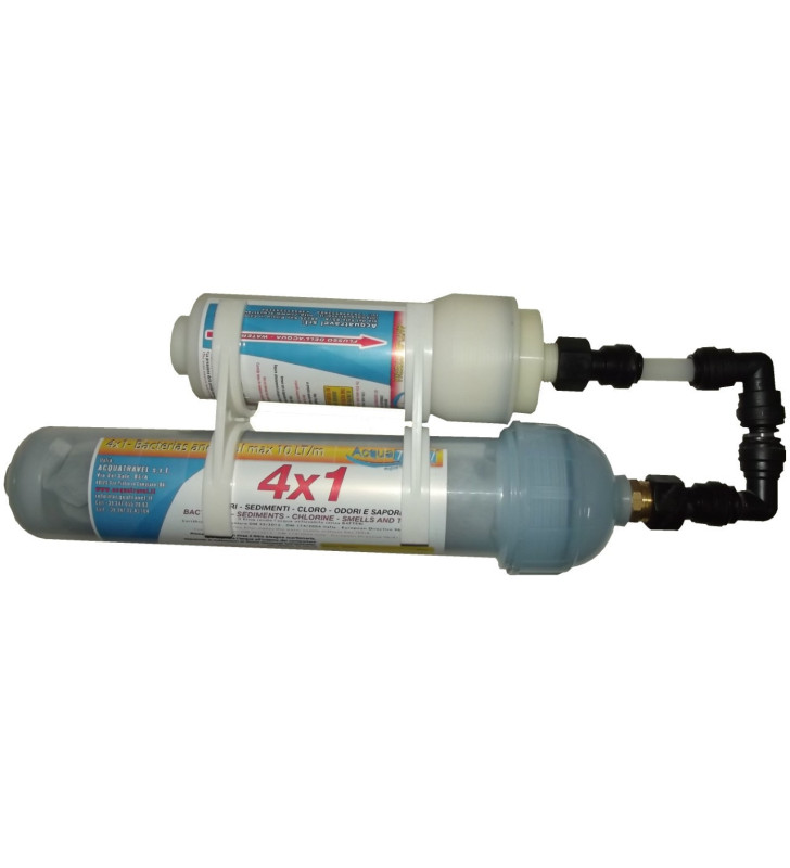 Small anti-legionella filter + 4x1 filter